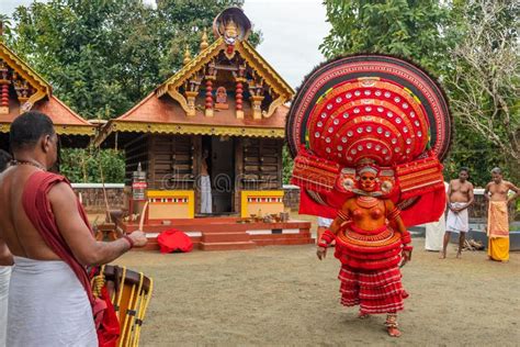 Theyyam Perform during Temple Festival in Kannur, Kerala, India ...