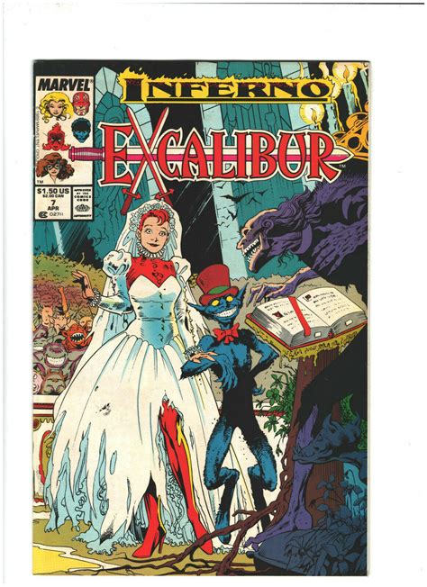 Excalibur Vf Newsstand Marvel Comics Alan Davis Claremont