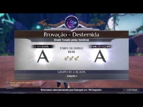 Solo Dauntless Prova O Destemida Drask Tocado Pelas Sombras Youtube