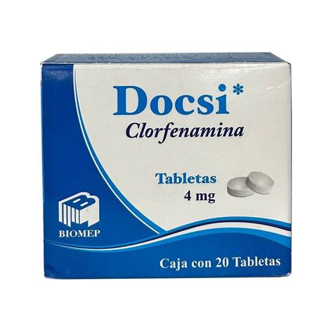 Docsi Clorfenamina Mg Tabletas Walmart