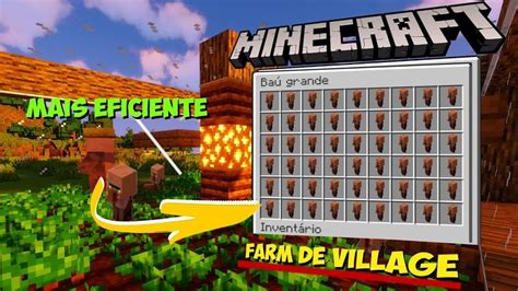 Villager Infinito Como Fazer Farm De Village No Minecraft MINECRAF