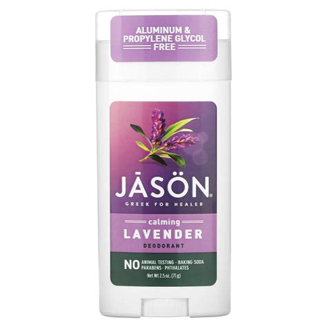 Jason Natural Deodorant Stick Calming Lavender Oz G