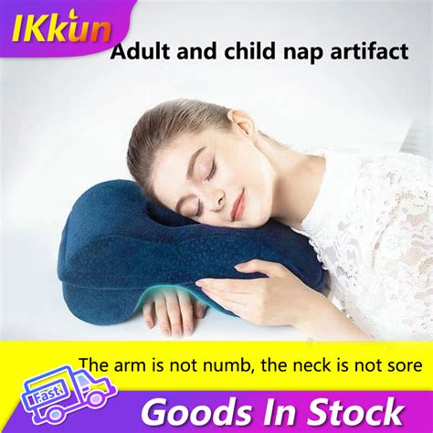 Memory Foam Nap Pillow For Travel Headrest Neck Support Cushions Office Rest Lunch Break Pillow