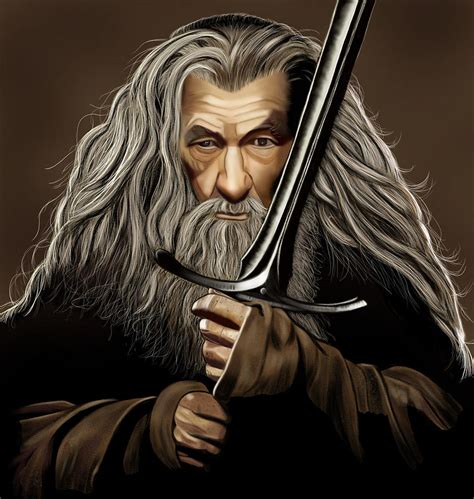 Gandalf The Grey Digital Art By Carolina Morillo Fine Art America