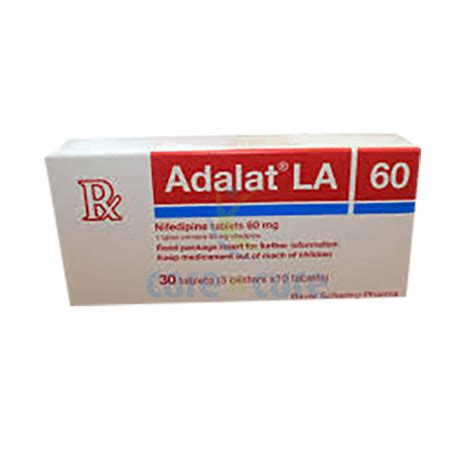 Buy Adalat La 60mg Tablets 30s Online In Qatar View Usage Benefits