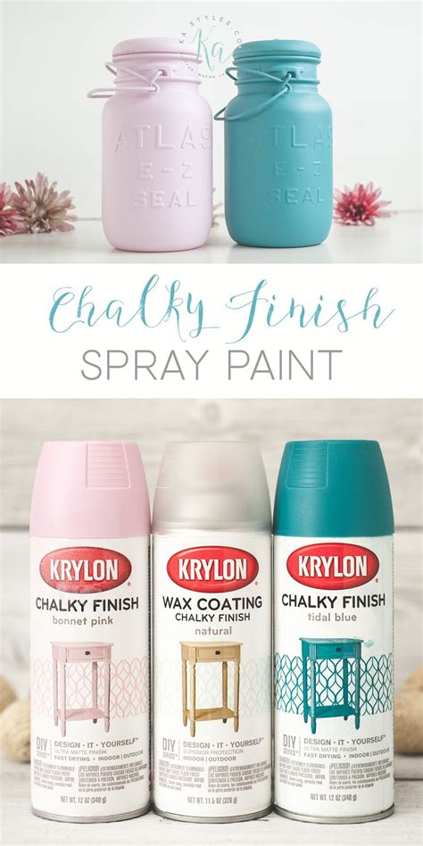 √ Krylon Spray Paint Sea Glass