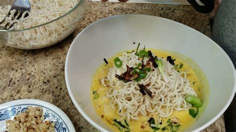 Vegetarian Burmese Khow Suey Youtube