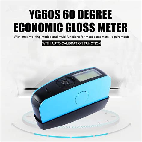 YG60S 60 Degree Economic Gloss Meter Paint Ink Ceramic Marble Bamboo