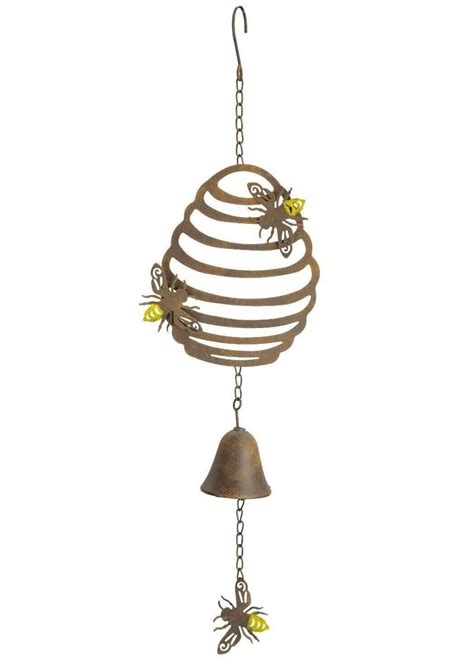 Bumblebee And Beehive Metal Wind Chimes Burgess Home And Garden