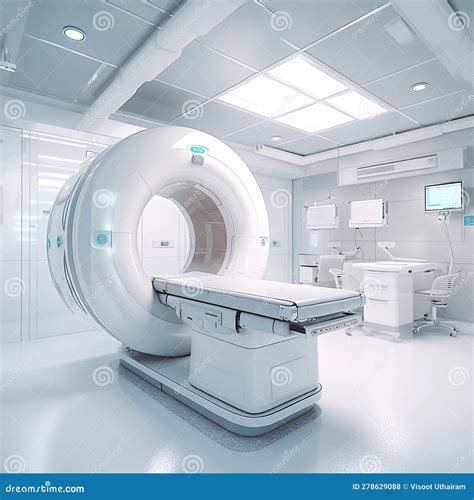 Mri Scanner Magnetic Resonance Imaging Scan Device In Hospital D