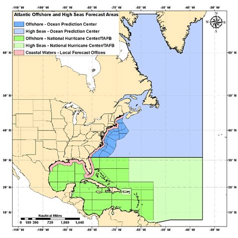 NWS Marine Forecast Areas