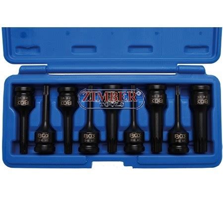 Impact Bit Socket Set Mm Drive Spline For Xzn M