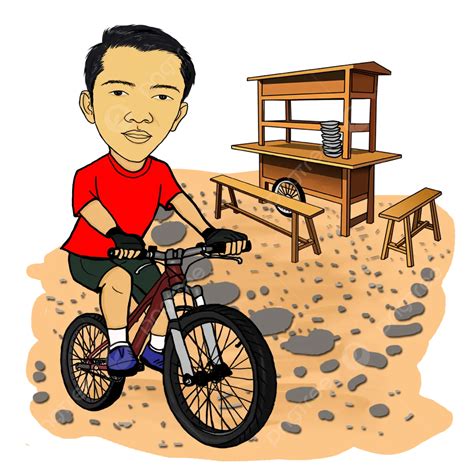 Illustration De Vélo De Dessin Animé Png Dessin Animé De Vélo