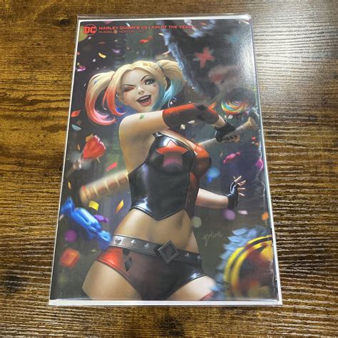 Harley Quinn Villain Of The Year 1 Nm Ejikure Variant Minimal Trade Yotv Ebay