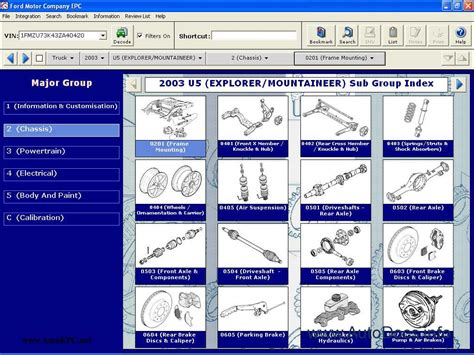 Ford Parts Catalog: Visual Guide in PDF Format