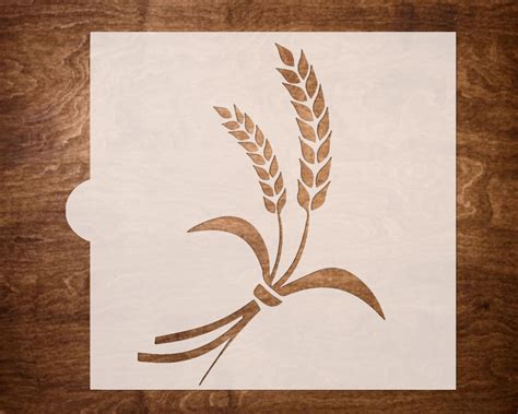 Fresh Bread Reusable Stencil Sourdough Bread Stencil Wheat Etsy Nederland