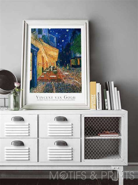 Café Terrace At Night – Motifs and Prints