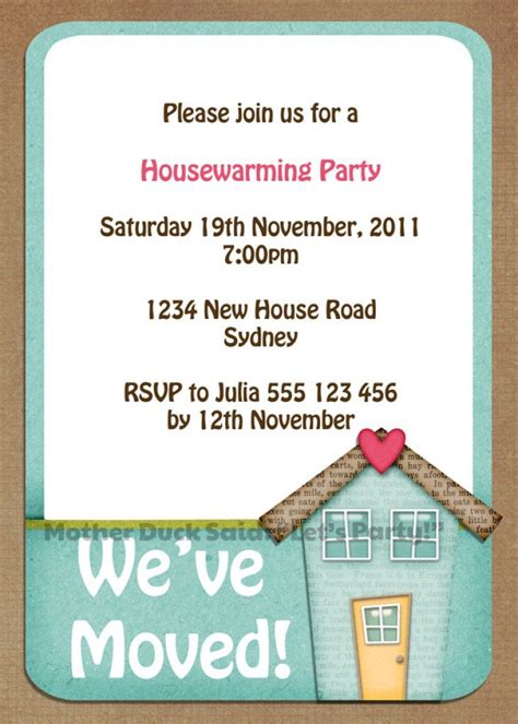 30 Housewarming Invitation Template Microsoft Word