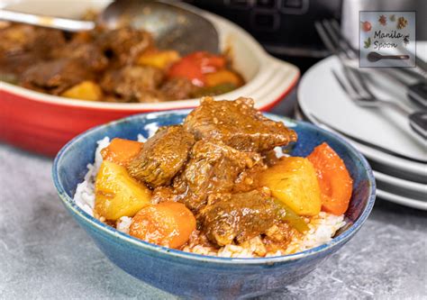 Slow Cooker Beef Mechado Manila Spoon