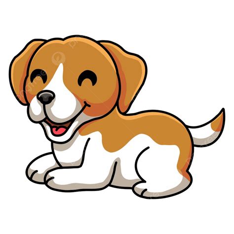 Dibujos Animados Lindo Pequeño Perro Beagle Png Sonrisa Gracioso Mascota Png Y Vector Para