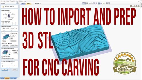 How To Import 3d Stl File To Your Cnc Software Youtube