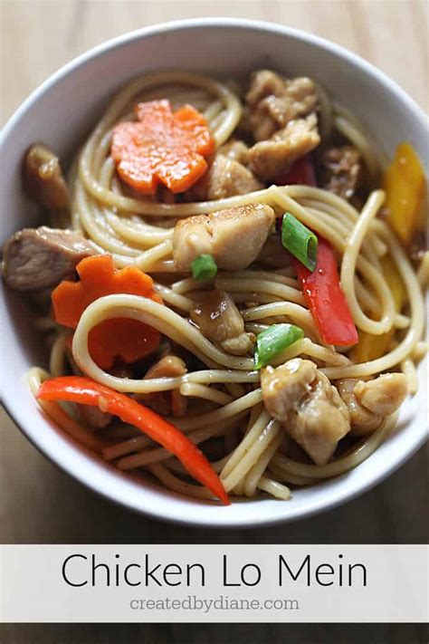 Chicken Lo Mein Created By Diane