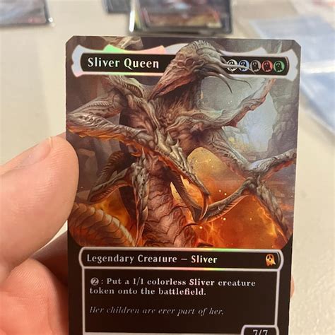 Proxy Mtg Sliver Queen Etsy