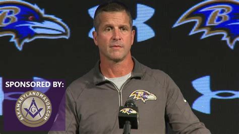 In Weekly Presser, Ravens Coach Harbaugh Foc | WBAL Radio 1090 AM