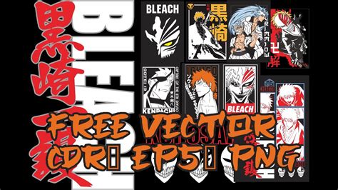 Free Vector Cdr Eps Anime Bleach Password In Video Youtube