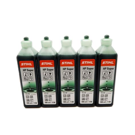 Stihl 2 Stroke Oil HP Super 100ml One Shot Pack Of 5 Tryfan Agri