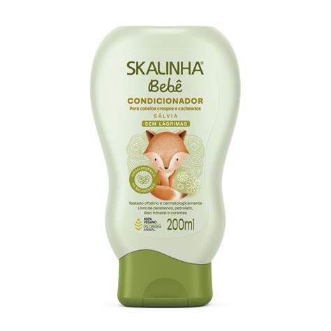 Kit Skalinha Beb Shampoo Glicerinado E Condicionador S Lvia