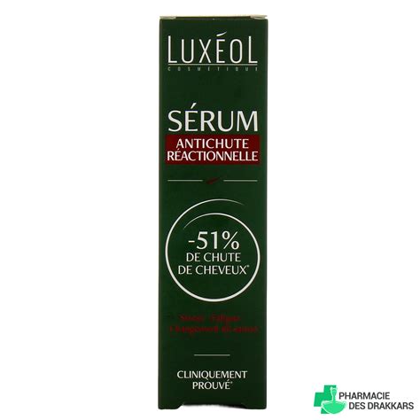 Luxeol sérum chute de cheveux réactionnelle Soin antichute