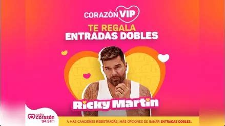 Coraz N Vip Te Llevamos Al Concierto De Ricky Martin