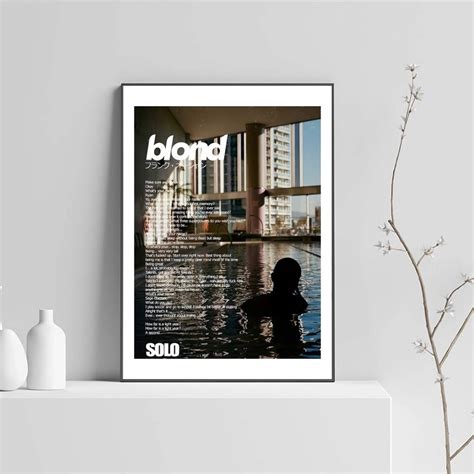 Frank Ocean Blonde Poster Franz Ocean Poster Sold By Simple Blue C 3Po SKU 43078825 Printerval