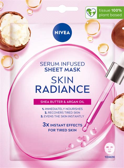 NIVEA maska do twarzy w płachcie Skin Radiance 1 szt Drogeria