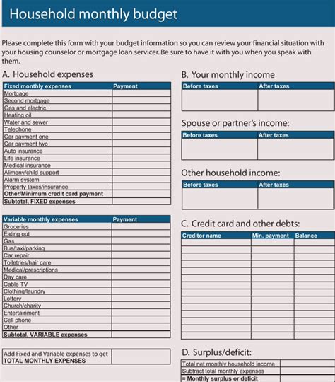 10 Personal Budget Worksheet Worksheets Decoomo