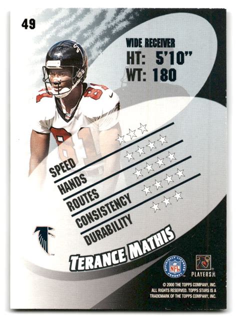 2000 Topps Stars 49 Terance Mathis For Sale Online EBay