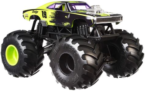 Buy Hot Wheels Monster Trucks 1 24 Dodge Charger R T Vehicle Online At