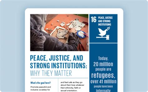 Peace Justice And Strong Institutions United Nations Sustainable