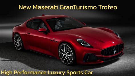 New Maserati Granturismo Trofeo Hybrid 550 Hp 30 Litre V6 Twin Turbo