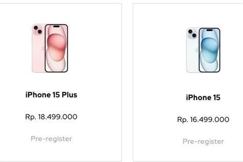 Foto Resmi Ini Harga IPhone 15 Dan IPhone 15 Plus Di Indonesia Halaman 2