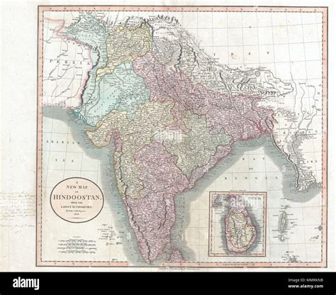 17th Century Map Of India