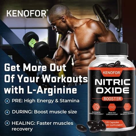 Nitric Oxide Booster Supplement L Arginin L Citrulline Mg Ebay