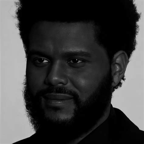 The Weeknd Aesthetic Black And White Photo