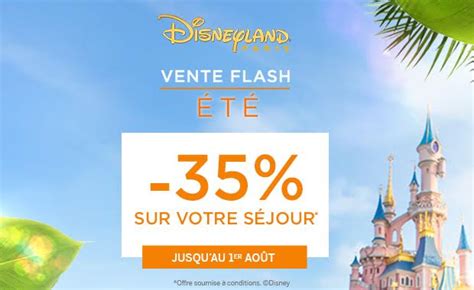 Vente Flash Disneyland Paris 35 Sur Les Séjours Et Gratuité Pour