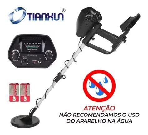 Detector De Metais Tianxun Md 4030 Prata Ouro Prova D água