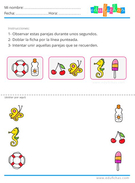 Estimulaci N Cognitiva Para Ni Os Ejercicios Para Imprmir