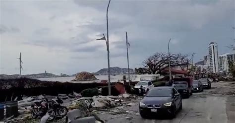 Estragos Causados Por Otis En La Costera Miguel Alem N De Acapulco