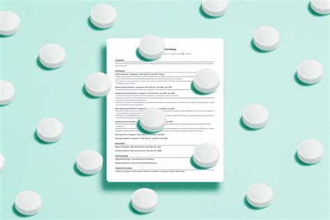 Pharmacist Resume Examples Writing Guide