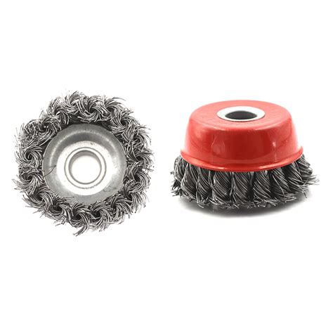 Mm Steel Wire Wheel Knotted Cup Brush Rotary Steel Wire Brush